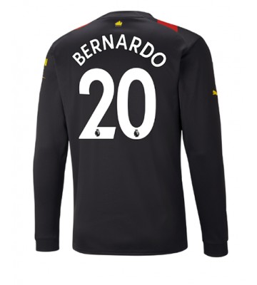 Manchester City Bernardo Silva #20 Bortatröja 2022-23 Långa ärmar